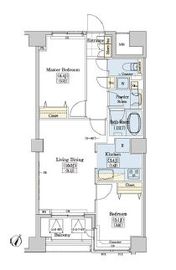 レジディアタワー上池袋 タワー棟 623 間取り図