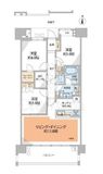 ライオンズ一条レジデンス湘南C-X 13階 間取り図