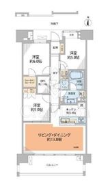 ライオンズ一条レジデンス湘南C-X 13階 間取り図