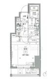クレイシア戸越公園 3階 間取り図