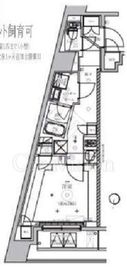 RELUXIA TERRACE横濱吉野町 (リルシアテラス横濱吉野町) 2階 間取り図