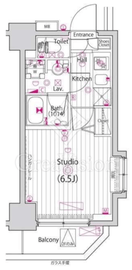 ガーラ・シティ横浜反町 8階 間取り図