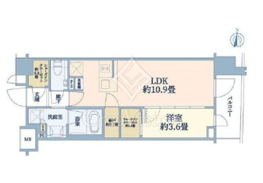 グレーシア横浜 2階 間取り図