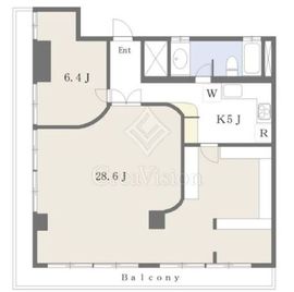 秀和六本木レジデンス 10階 間取り図