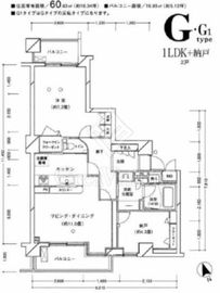 サンクタス元麻布 1階 間取り図