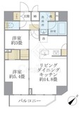 アジールコート町屋 1503 間取り図