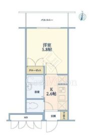 ソアブール西早稲田 2階 間取り図