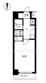 スカイコート銀座東第2 5階 間取り図