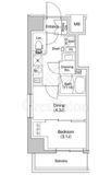 ザ・パークハビオ川口 1001 間取り図