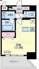 ウェルカーサ横浜中央 5階 間取り図
