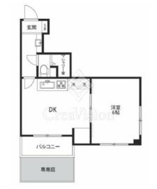ライオンズマンション自由が丘 2階 間取り図