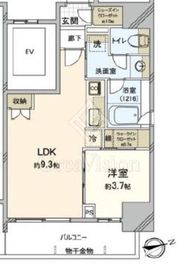 パークリュクス中野 4階 間取り図