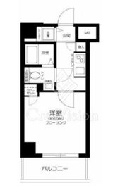 ファーストプレイス大崎 10階 間取り図