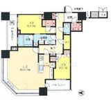 パークタワーグランスカイ 30階 間取り図