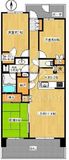 デライトシティブレスコート 2階 間取り図