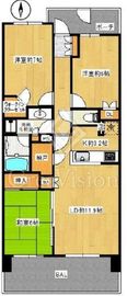 デライトシティブレスコート 2階 間取り図