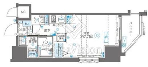 ZOOM川崎Second 10階 間取り図