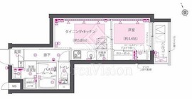 ZOOM西早稲田 3階 間取り図