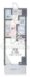 ザ・パーククロス藤沢 802 間取り図