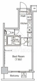 プライムアーバン葛西イースト 411 間取り図