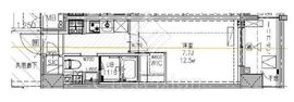S-RESIDENCE王子Nord (エスレジデンス王子ノール) 202 間取り図