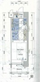 エステムプラザ横濱関内 6階 間取り図