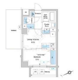 プレディアコート妙蓮寺 408 間取り図