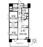クリオラベルヴィ横濱サウス 901 間取り図
