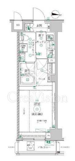 レアライズ清澄白河（REALIZE清澄白河） 3階 間取り図