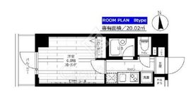 ステージグランデ南麻布 8階 間取り図