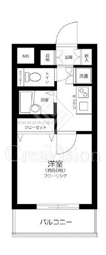 ドルチェ芝浦ディマーレ 7階 間取り図