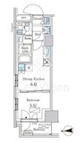 パークアクシス品川天王洲アイル 616 間取り図