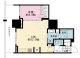 ブランズタワー芝浦 6階 間取り図