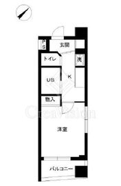 スカイコート原宿 11階 間取り図