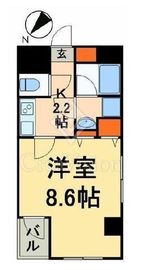 ラグジュアリーアパートメント東日本橋 702 間取り図