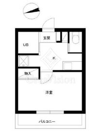 スカイコートヴァンテアン早稲田 10階 間取り図