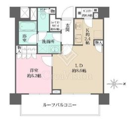 パークリュクス初台 6階 間取り図