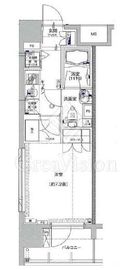 アクサスウィル四谷三丁目 2階 間取り図