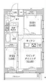 ルフレプレミアム神楽坂 11階 間取り図