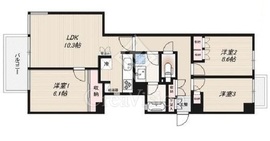 インプルーブ西早稲田 503 間取り図