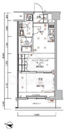 ARCOBALENO HASUNEⅡ (アルコバレーノ蓮根Ⅱ) 7階 間取り図