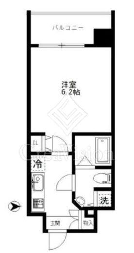 マリオン南青山 902 間取り図