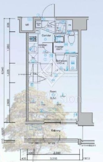 SYNEX横濱阪東橋Ⅱ(シーネクス横濱阪東橋Ⅱ) 8階 間取り図