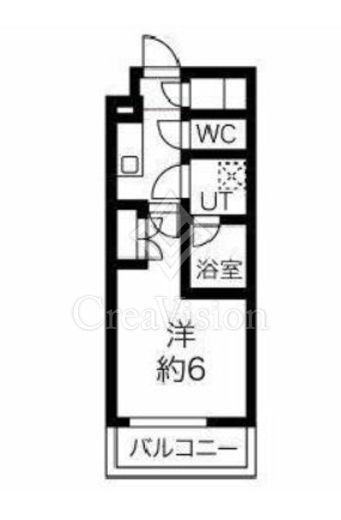 マテリア横浜NorthⅡ 202 間取り図