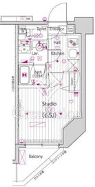 ガーラ・ステーション東神奈川 8階 間取り図