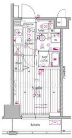 ガーラ・ステーション横濱関内 5階 間取り図