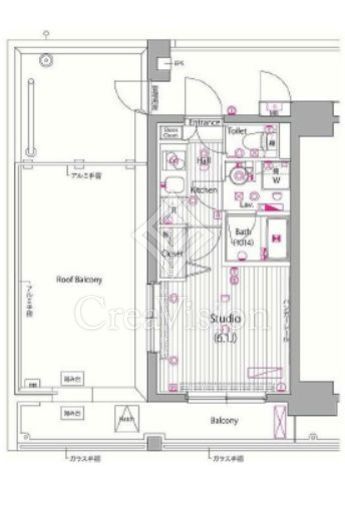 ガーラ・ヴィスタ横濱西口 10階 間取り図