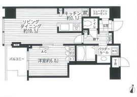 大崎ウエストシティタワーズ イースト 9階 間取り図