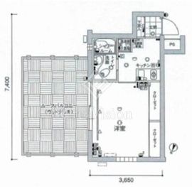 スカイコート学芸大学壱番館 5階 間取り図