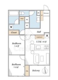 シャトー文京 805 間取り図